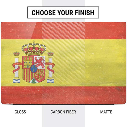 Spain Flag Distressed Dell Vostro Skin